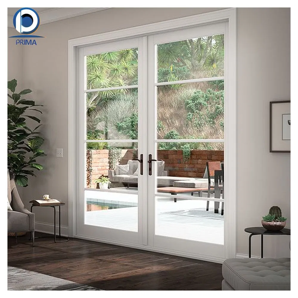 Door Foshan Pleasant UPVC Glass Single Vinyl Customized UPVC Swing Casement Doors