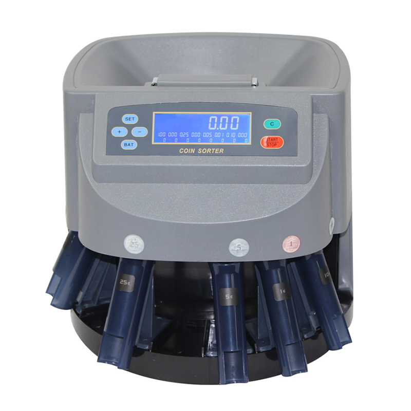 High Quality Xd-9005 USD Coins Counter with LCD Display EUR Coins Counting Machine Coin Sorter