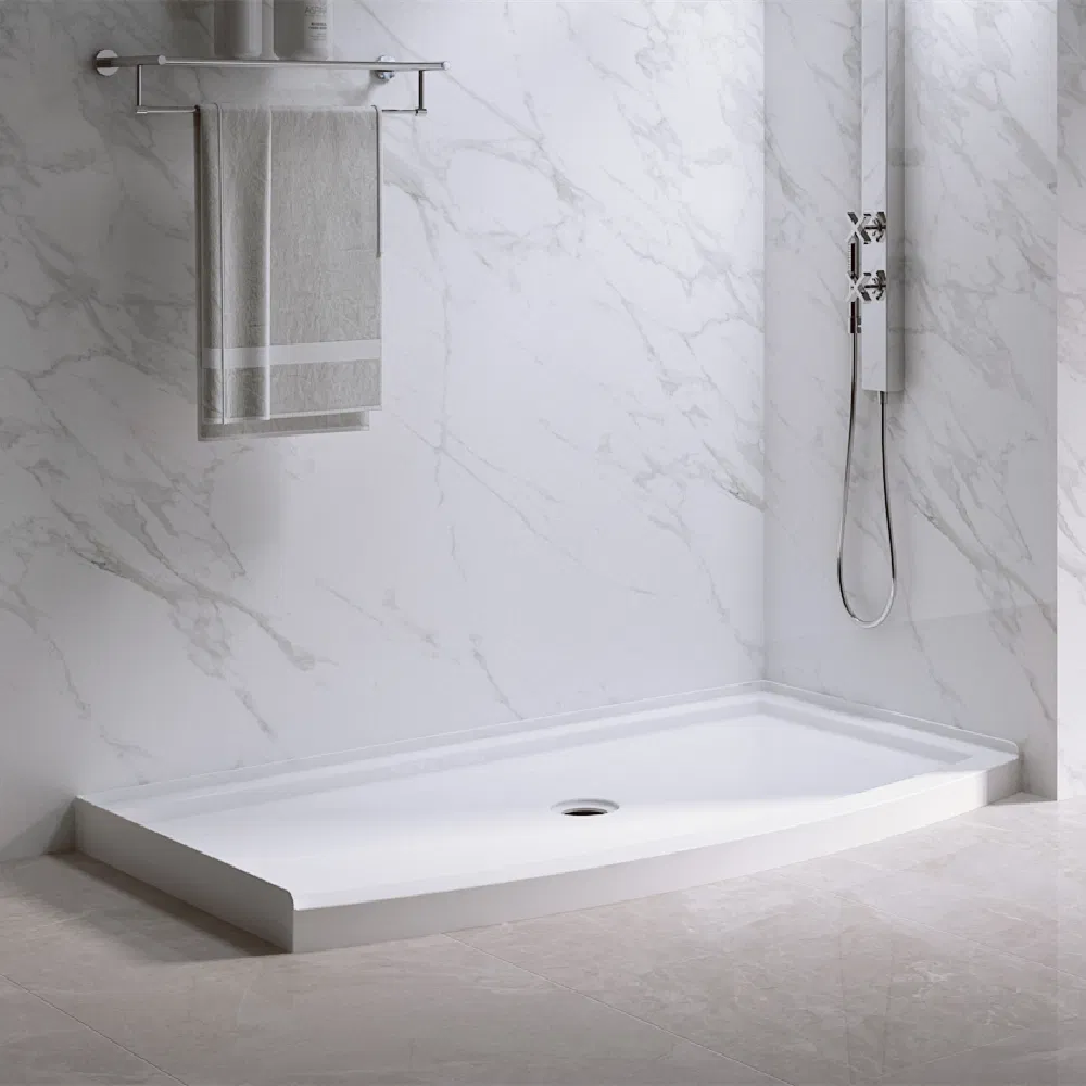 Shower Glass Installation Shower Cubicles Corner Shower Enclosures and Acrylic Shower Trays 54*30 in