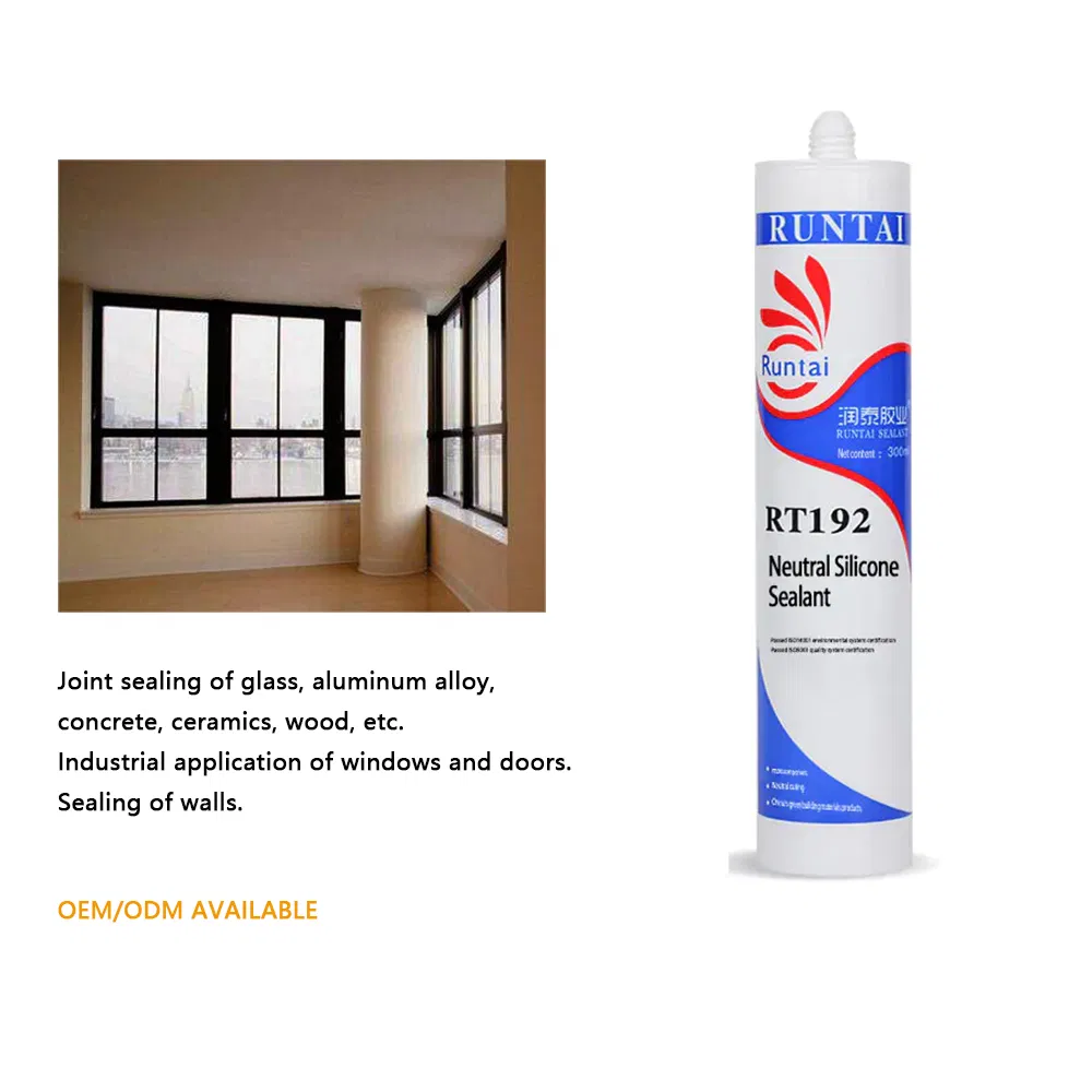 Premium Runtai White Silicone Sealant for Windows and Doors