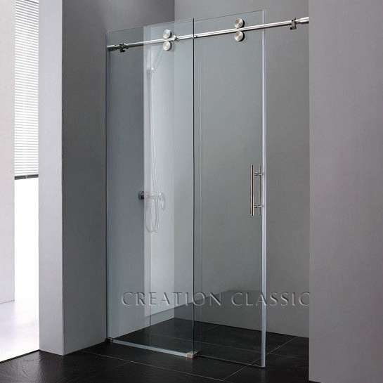10mm Frameless Glass Door Frosted Tempered /Bathroom Toughened Glass