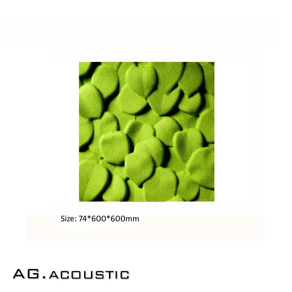AG. Acoustic Decorative Material 3D Polyester Fiber Sound Absorption Wall Tiles