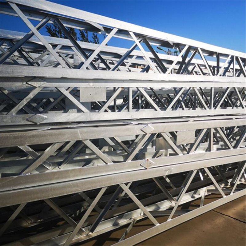 SB076 Heavy Duty Jumbo Steel Column Truss For Construction Material
