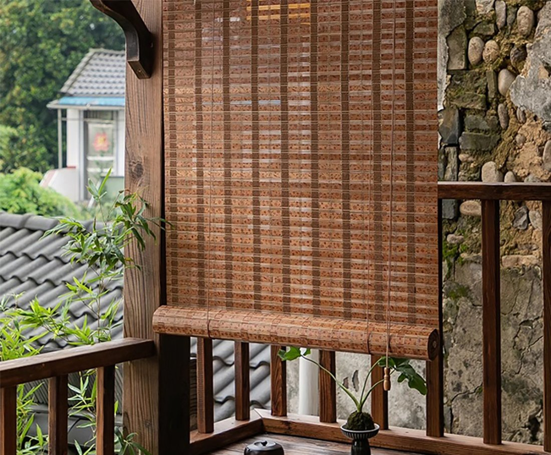 China Various Styles Bamboo Curtains Home Decor Roller up Curtains