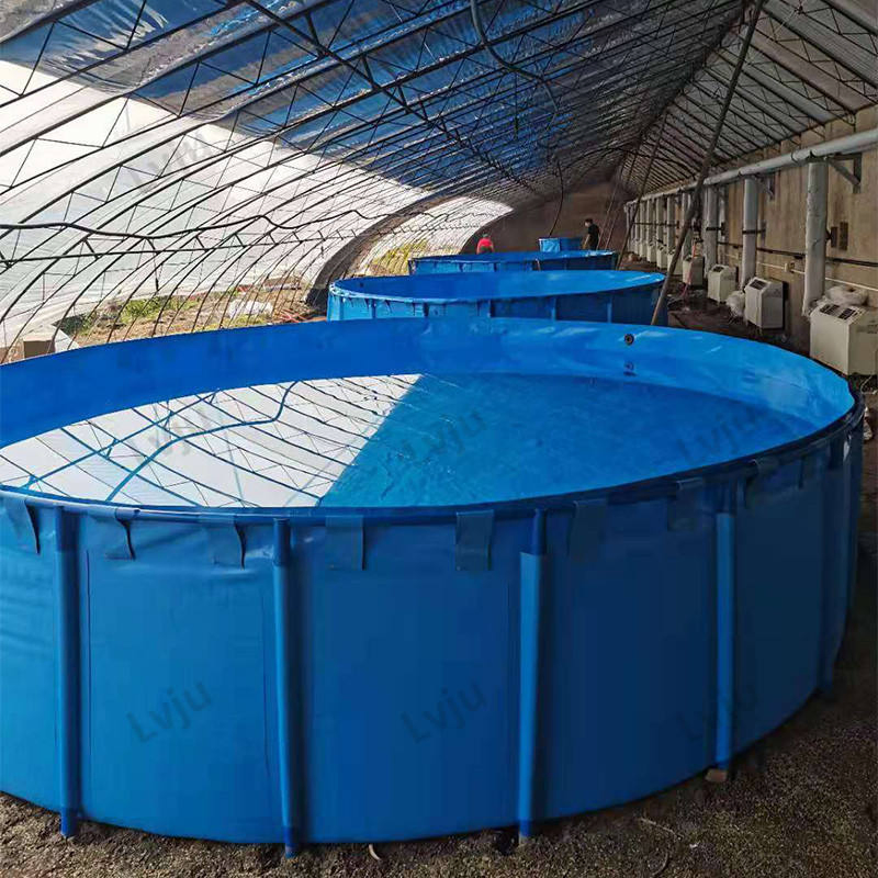 Durable Round PVC Shrimp Pond Plastic Fish Farm Tank