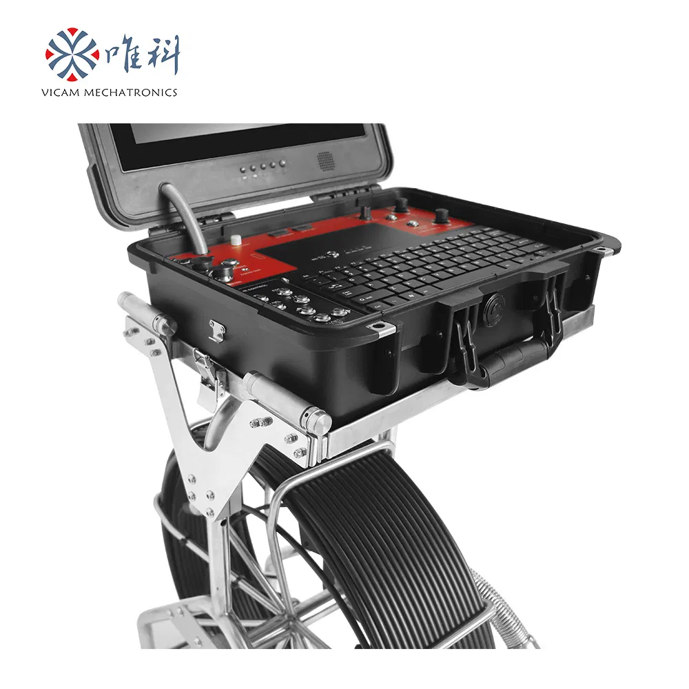 Vicam HD Pipe Camera with 50mm Pan Tilt Camera Head 512Hz Sonde