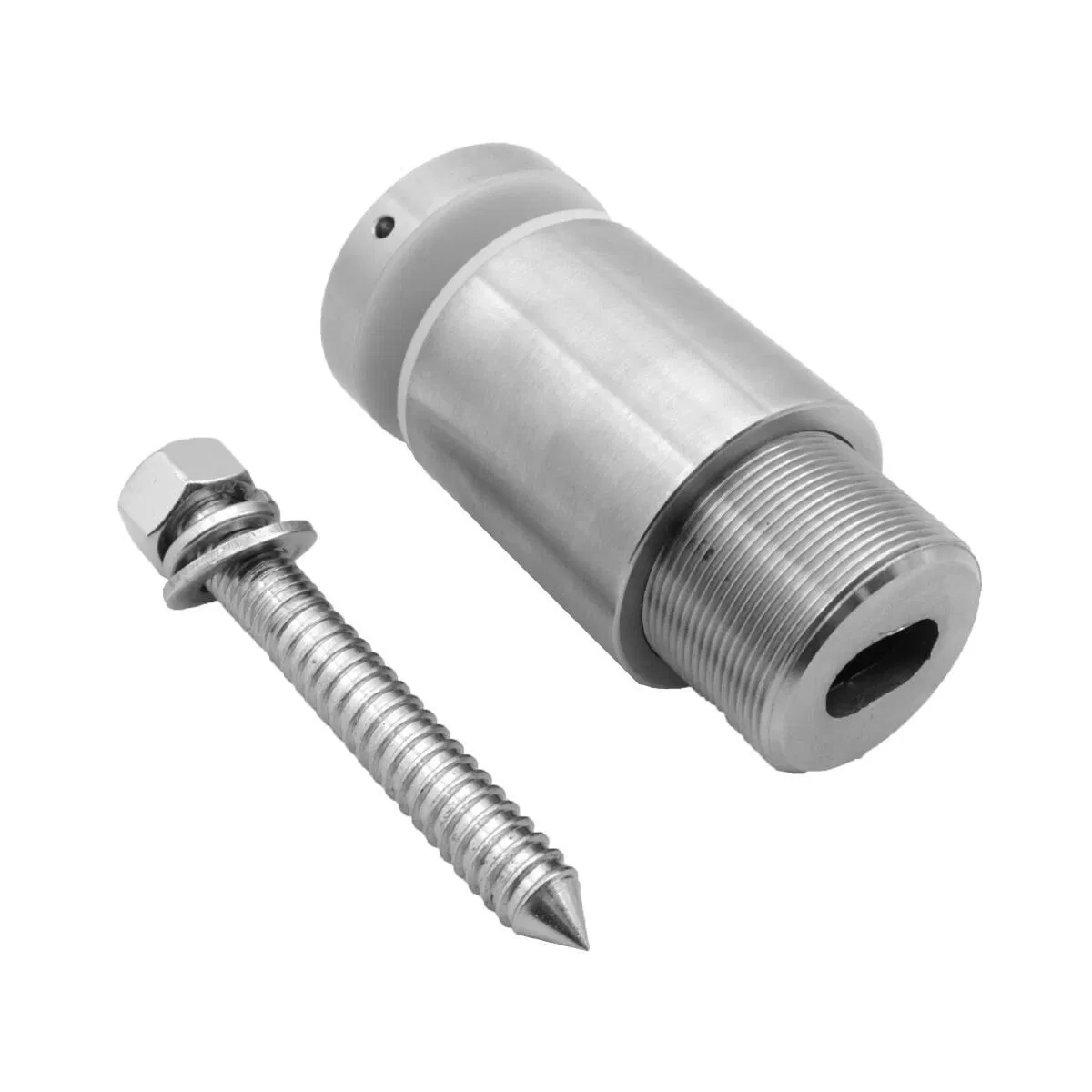 2"*2" Stainless Steel Round Standoffs Glass Adjustable Spacer Standoffs