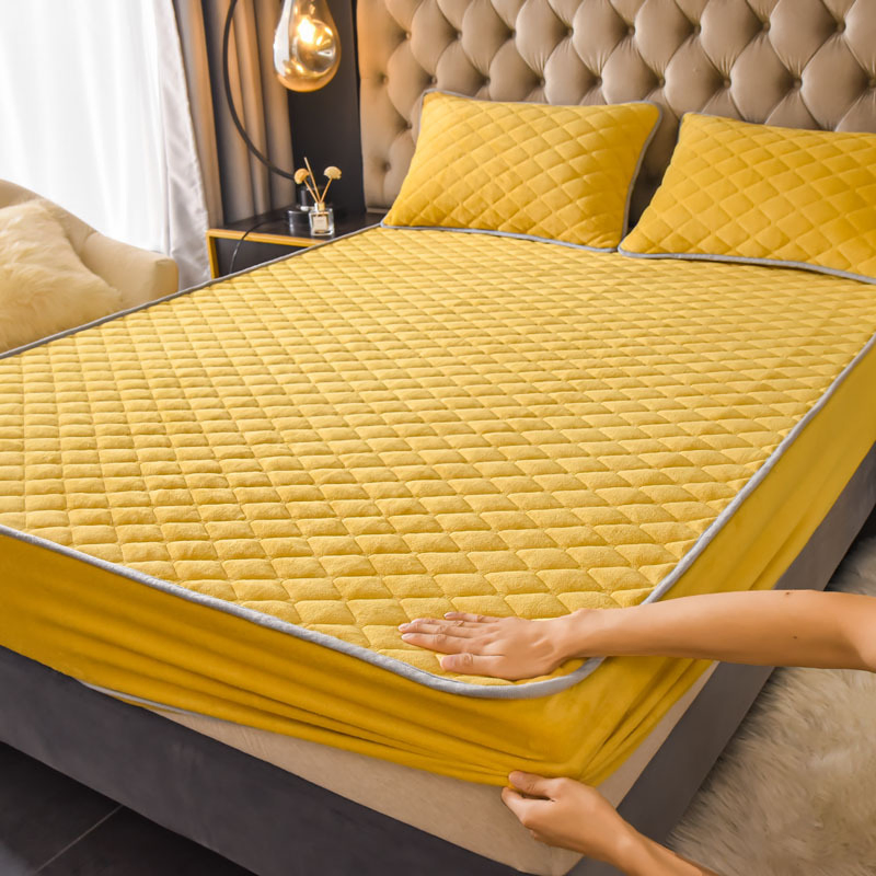 Customized King Size Terry Cotton mattress Topper Waterproof Mattress Protector