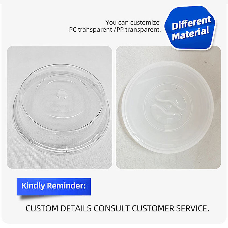Transparent Food Plate Cover Dust Proof Food Cover Plastic Plate Covers for Food