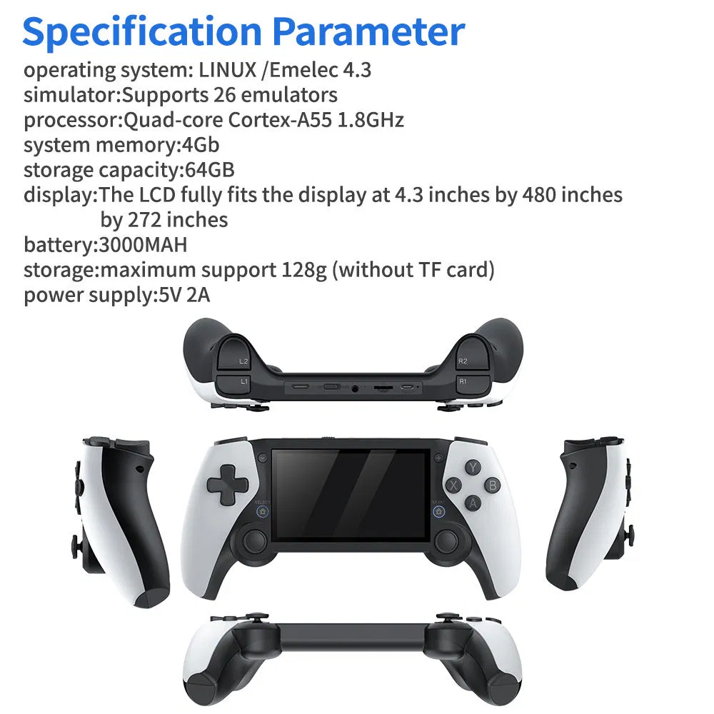 Портативная игровая консоль M25 Retro с 19000 игр, 64GB