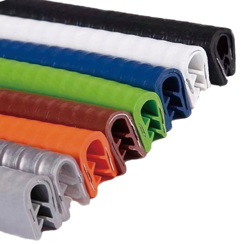 Flexible PVC U Channel Edge Seal with Steel Insert