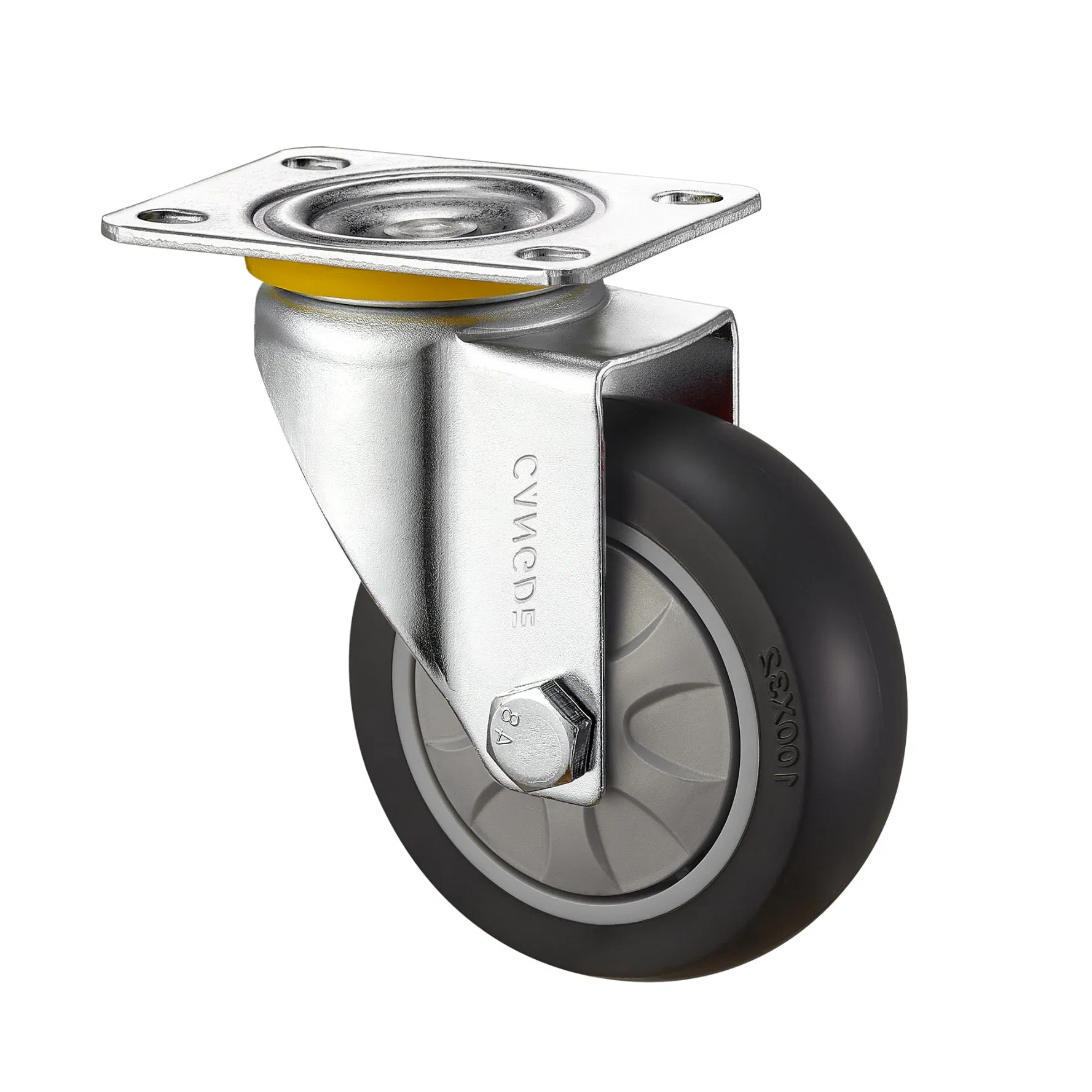 Versatile Caster Wheel with Screw Foot for Supermarket Equipment