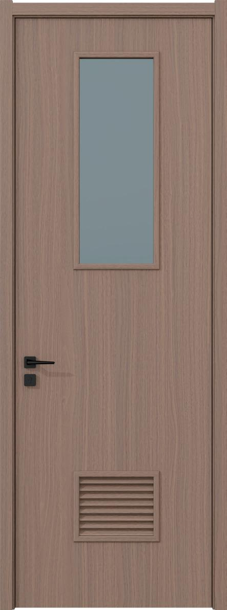 Stylish Melamine Hotel Room Door Design in Modern Wood