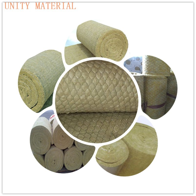 No Asbestos 100-500c Temp Thermal Insulation, Fireproof, Waterproof Sound Insulation Basalt Rock Wool Roll