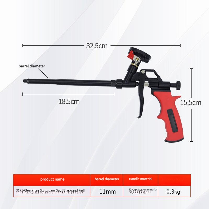 Polyurethane Foam Caulking Gun for Construction and Decoration Site Easy to Clean Glue Caulking Gun