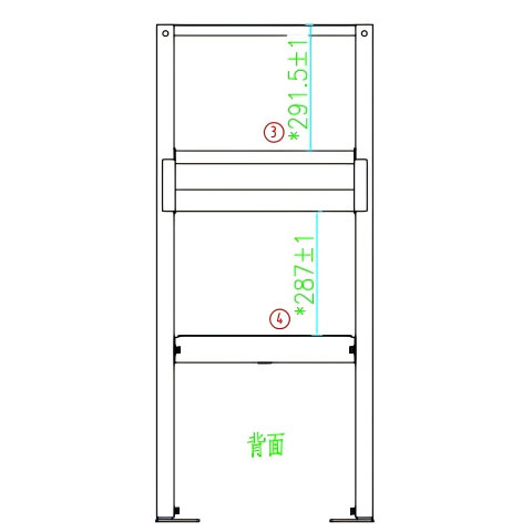 Energy-Saving Flush Tank Wall Hung Toilet Hidden Cistern Frame