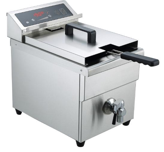 Commercial Single Tank Induction Deep Fryer with Electric Controller