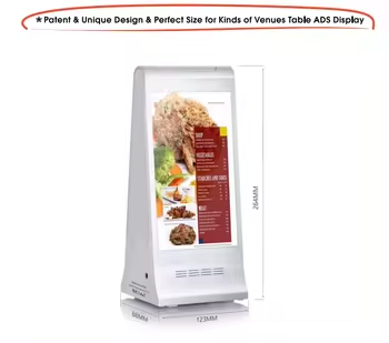Interactive Touchscreen Ordering Kiosk with 7 Inch LED Screen