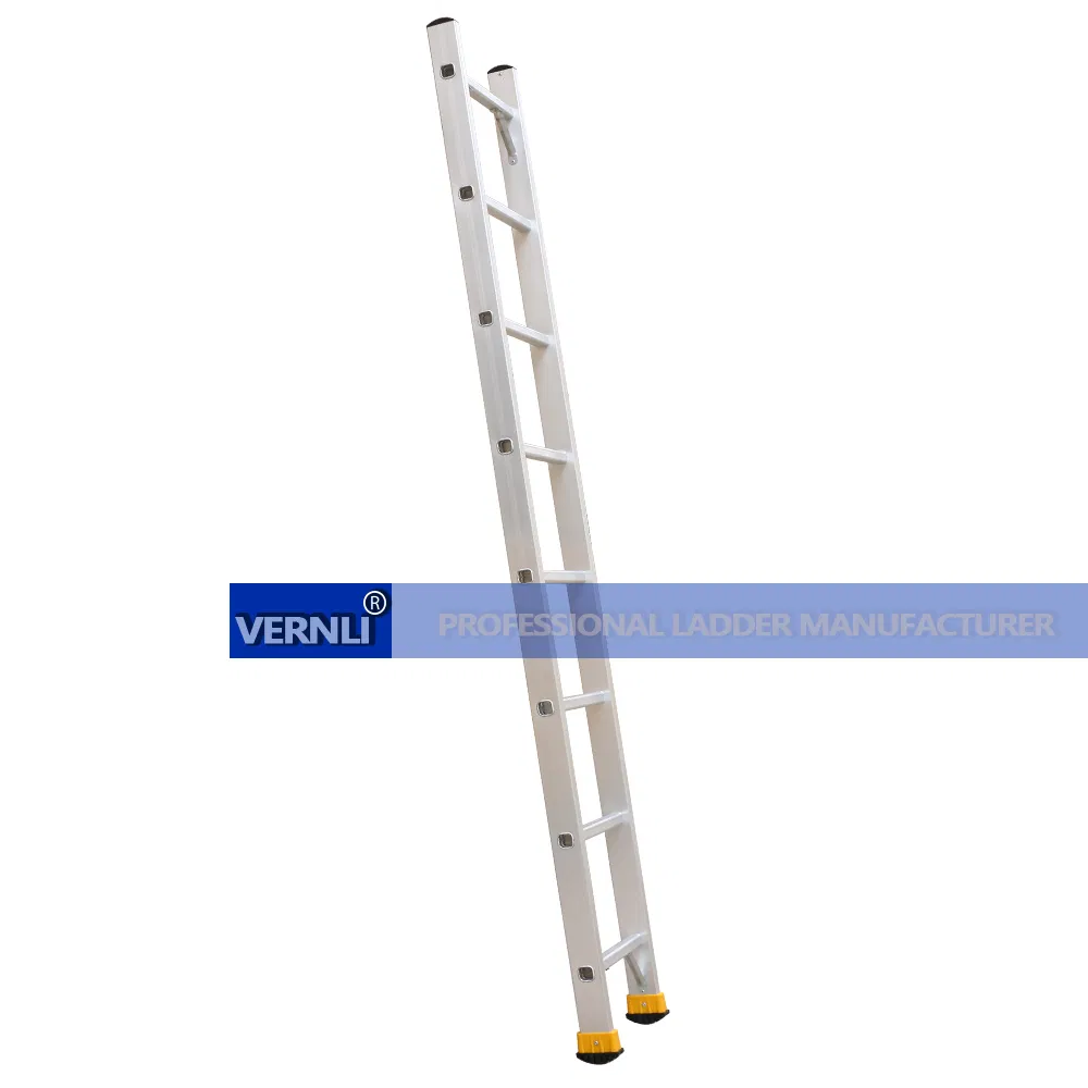 Single Ladder Anti-Slip Aluminum Straight Step Ladder Telescopic Ladder Aluminum