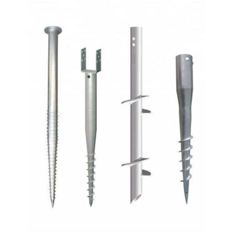 Винтовые сваи для фундамента и солнечных панелей