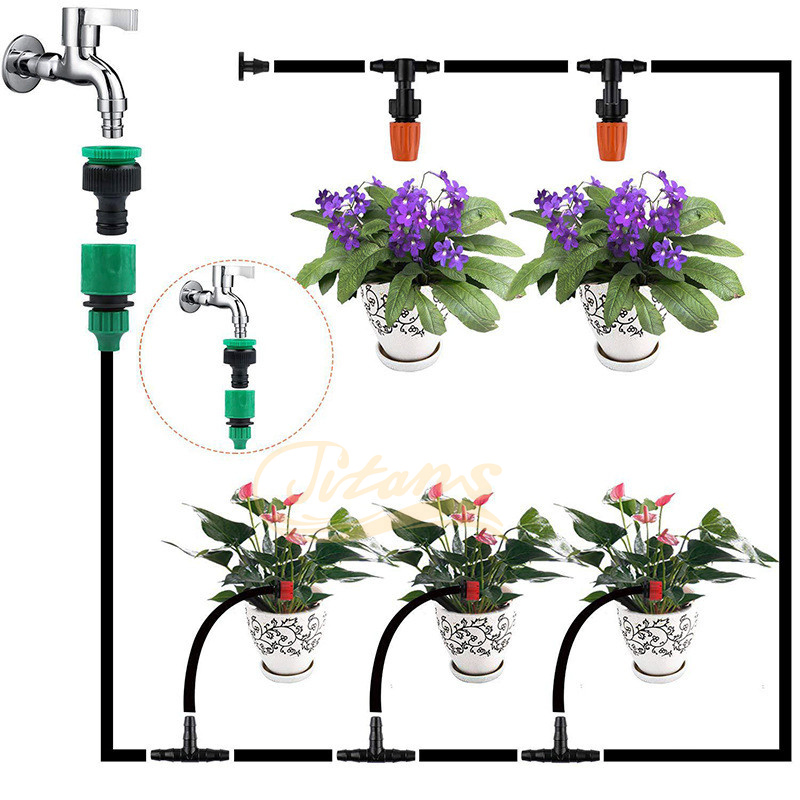 Titans Drip Irrigation Plant Watering System Micro Drip Irrigation