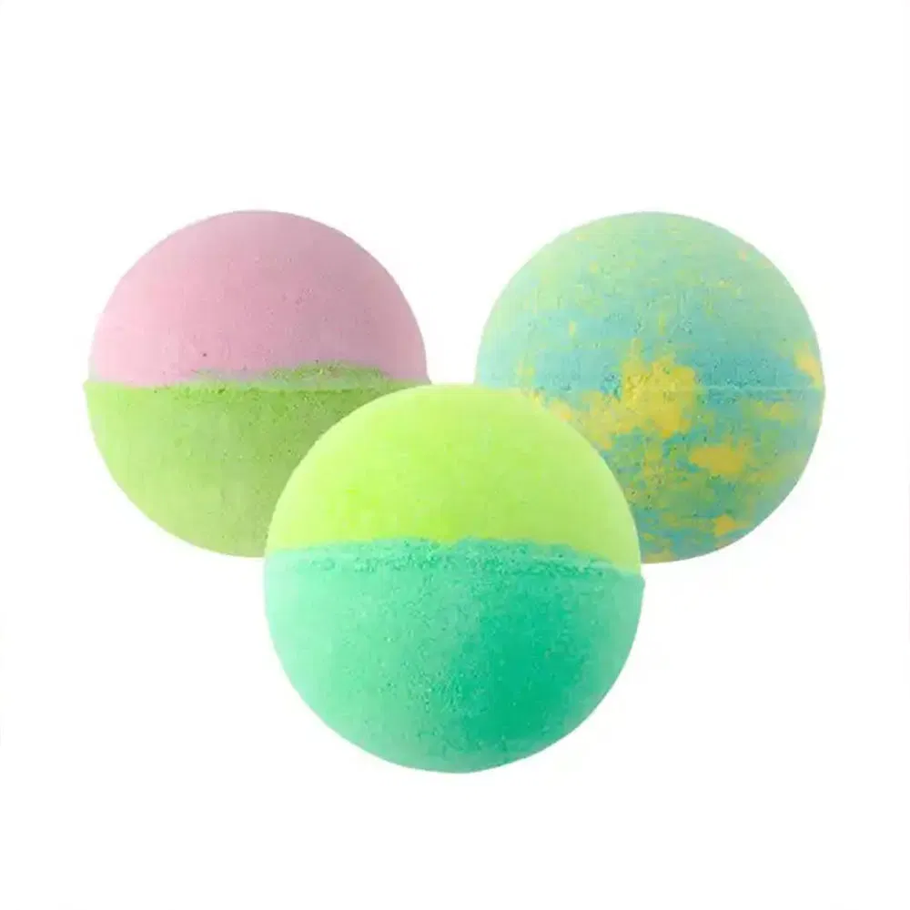 OEM Luxury Essential Oils Novelty Adult Vegan Skincare Salt Bath Bombs with Rings Inside