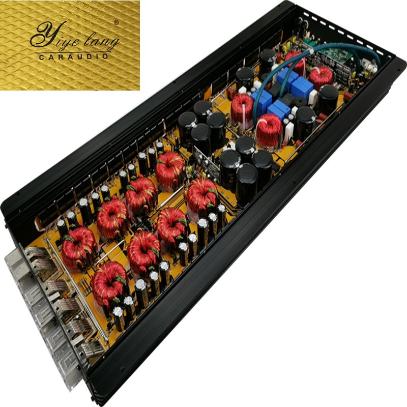 High End Competition Subwoofer Car AMPS High Power Spl Monoblock Class D Korea Car Amplifiers 6500 Watts