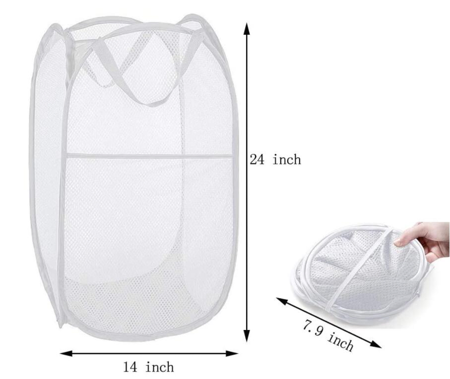 Portable Mesh Popup Laundry Hamper