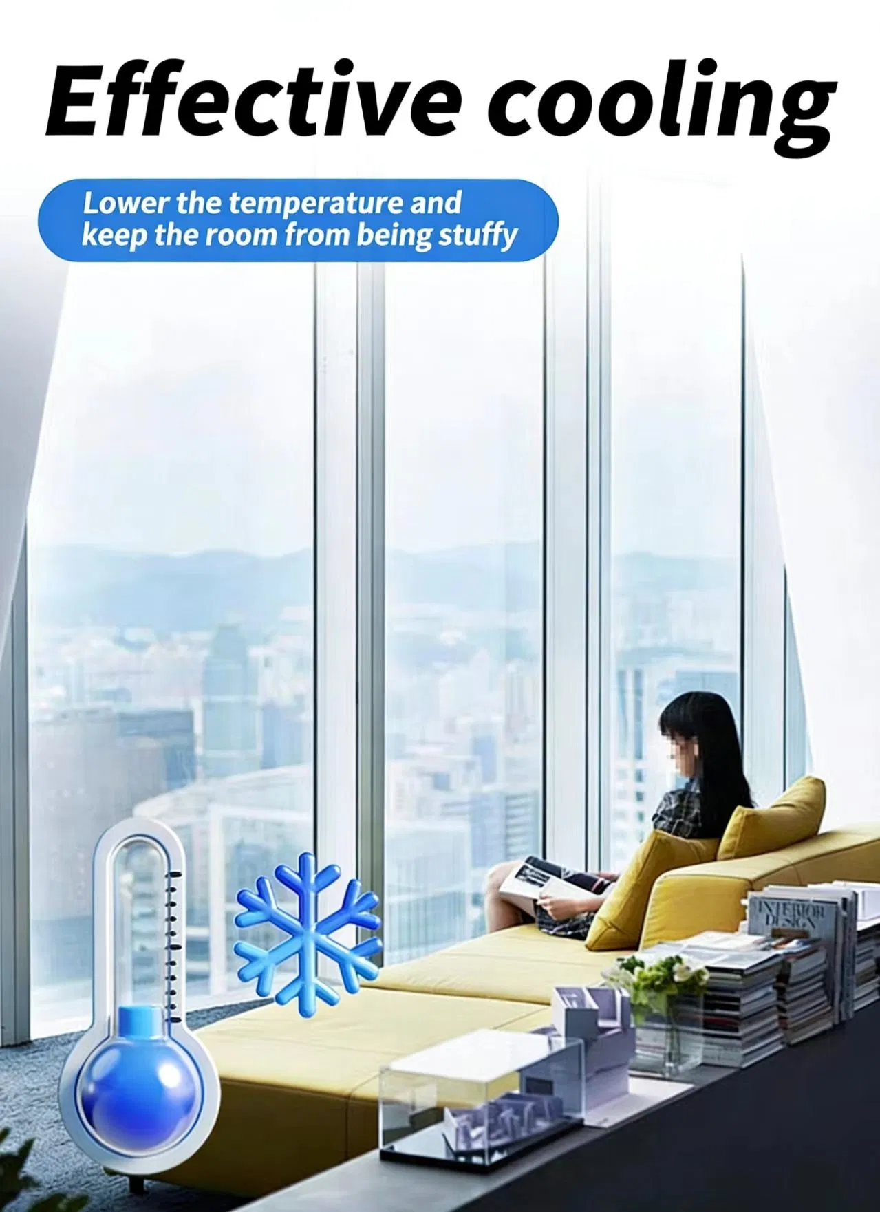 Transparent Energy Saving Nano Glass Insulation Coating for Residential Window Glass