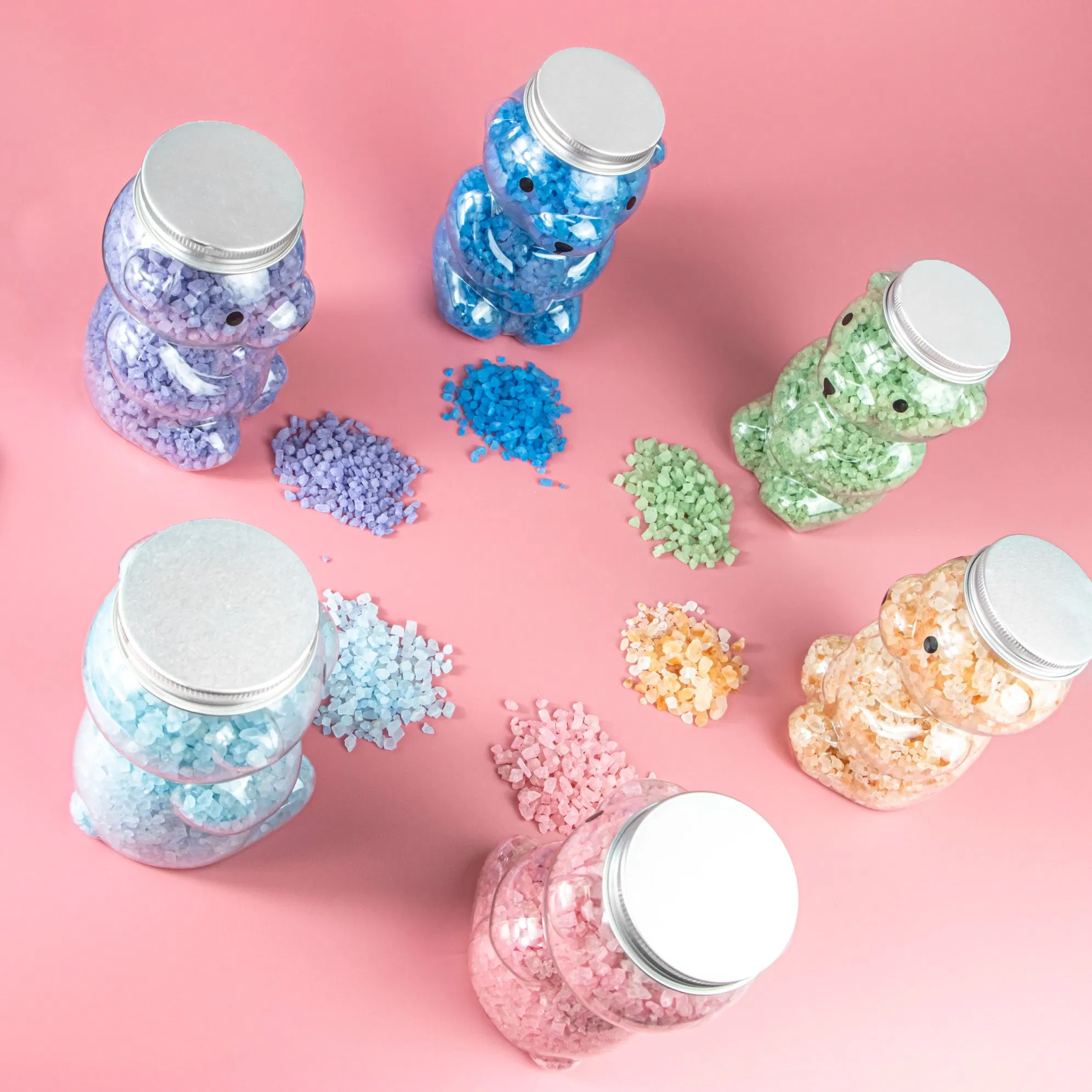 Natural Bath Salts Crystals for Bath and Wellness Benefits Pink Salt