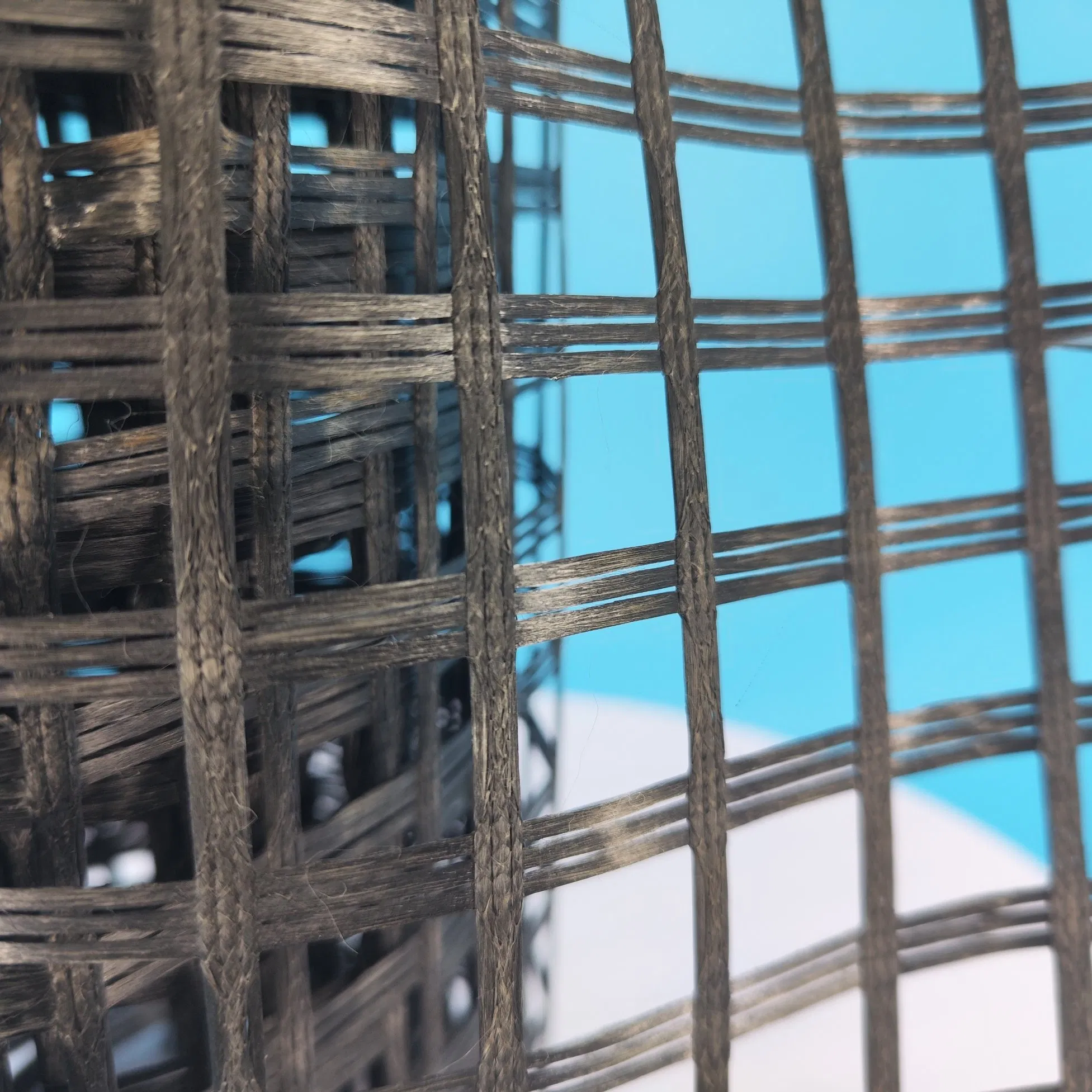 Wholesale 125kN/M Coated Bitumen Fiber Glass Geogrid for Base Stabilization, Asphalt Pavement Reinforcement