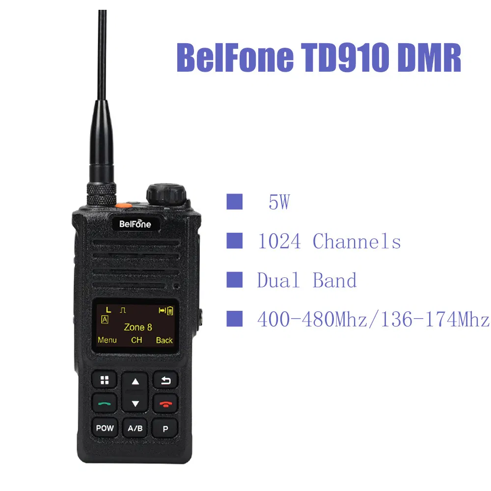 Профессиональная рация DMR TD910 с GPS и шифрованием