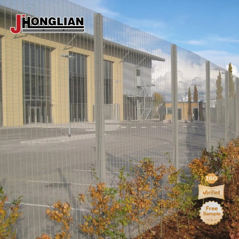 Ultra Secure Perimeter Fence Flat Rigid Design Fence Panel