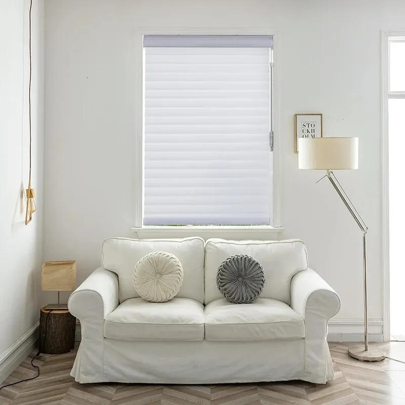 Sisheng Light Filtering OEM/ODM Shangrila Blinds with Motorized Options for Home