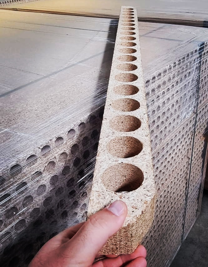 Pallet Foot Bearer Hollow Tubular Particle Board