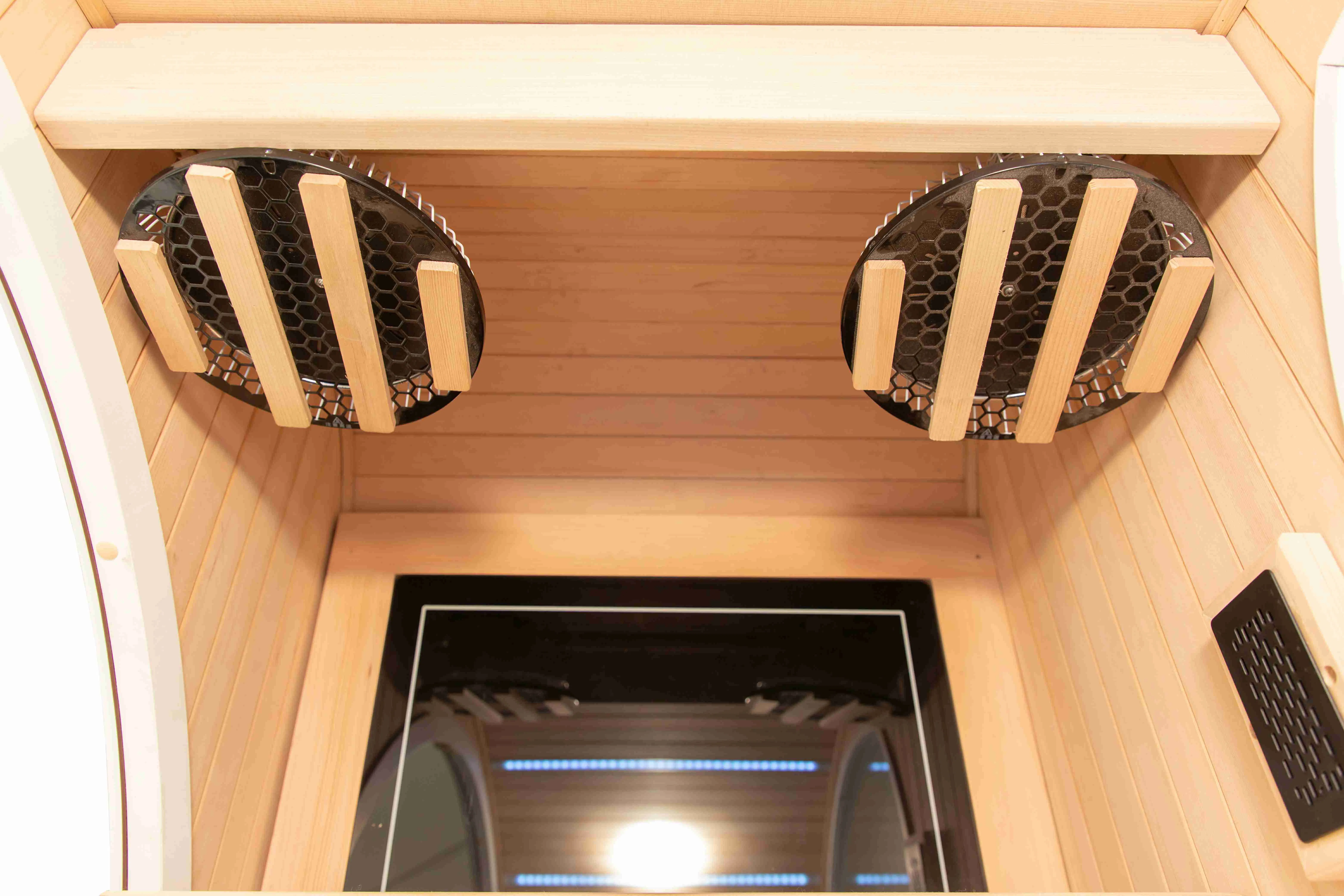 Full Spectrum 1 Person Infrared Sauna Low Emf Oxygen Chamber