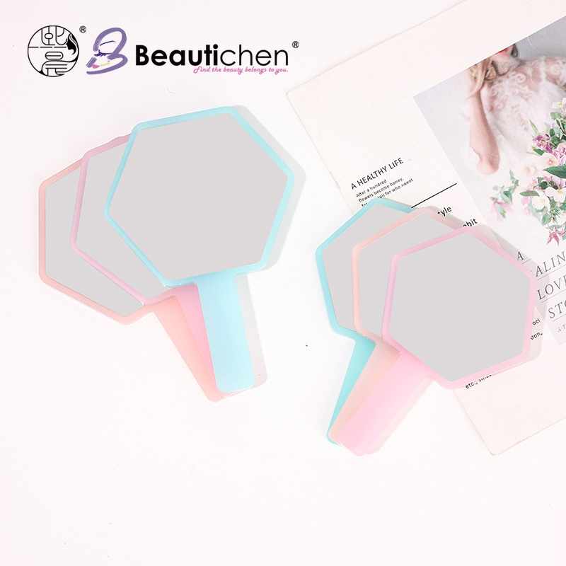 Beautichen Handheld HD Makeup Mirror – Compact Travel Mirror for Women, Anti-Fog Design, Portable Self-Care & Gifting – Durable Everyday Use Mirror