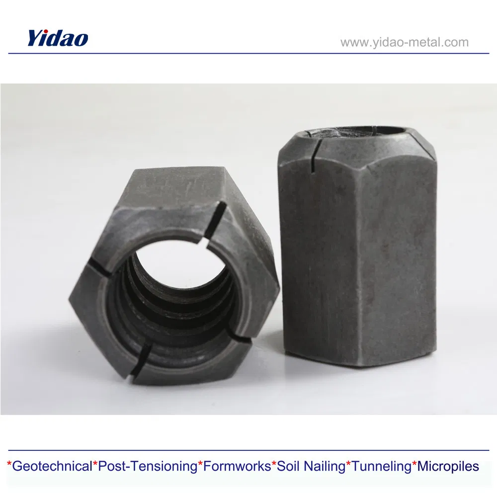 Гайка анкерная шестигранная для стыковки арматуры