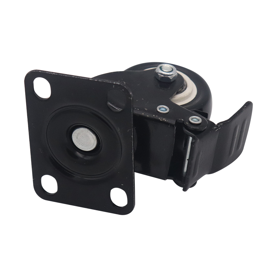 High Quality Factory Price Caster Industrial Aluminium Profile 3'' Uinveral Brake Screw Caster Wheels Solution