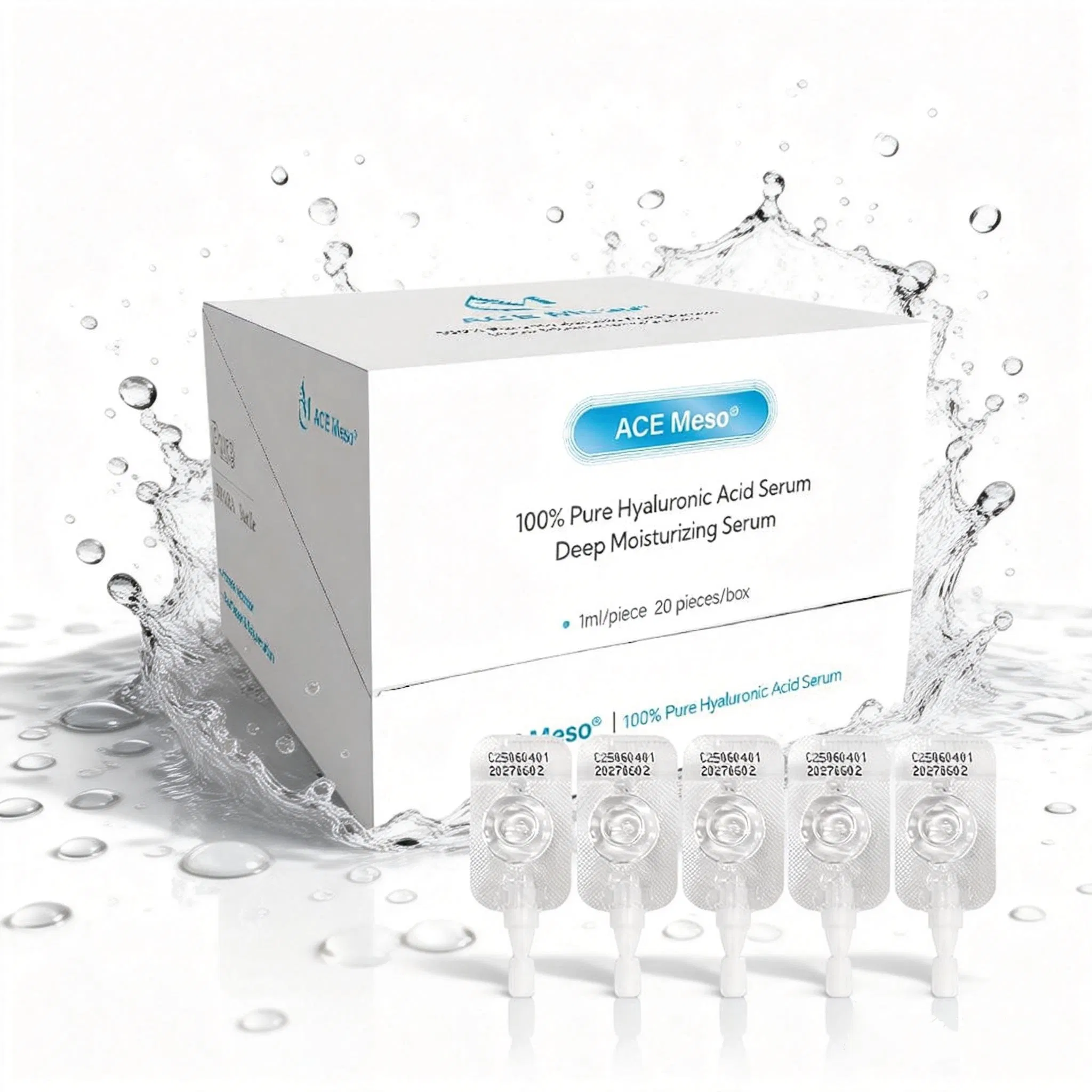 New Upgrade 1ml/PC Face Skin Care Firming Facia Hyaluronic Acid Serum