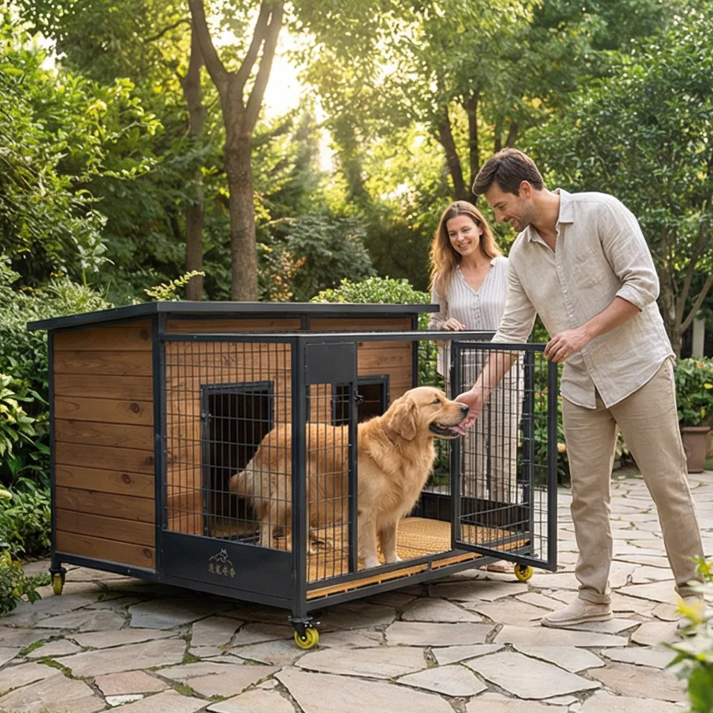 Hot Selling Source Factory Price Outdoor Wooden Pet House Waterproof and Windproof