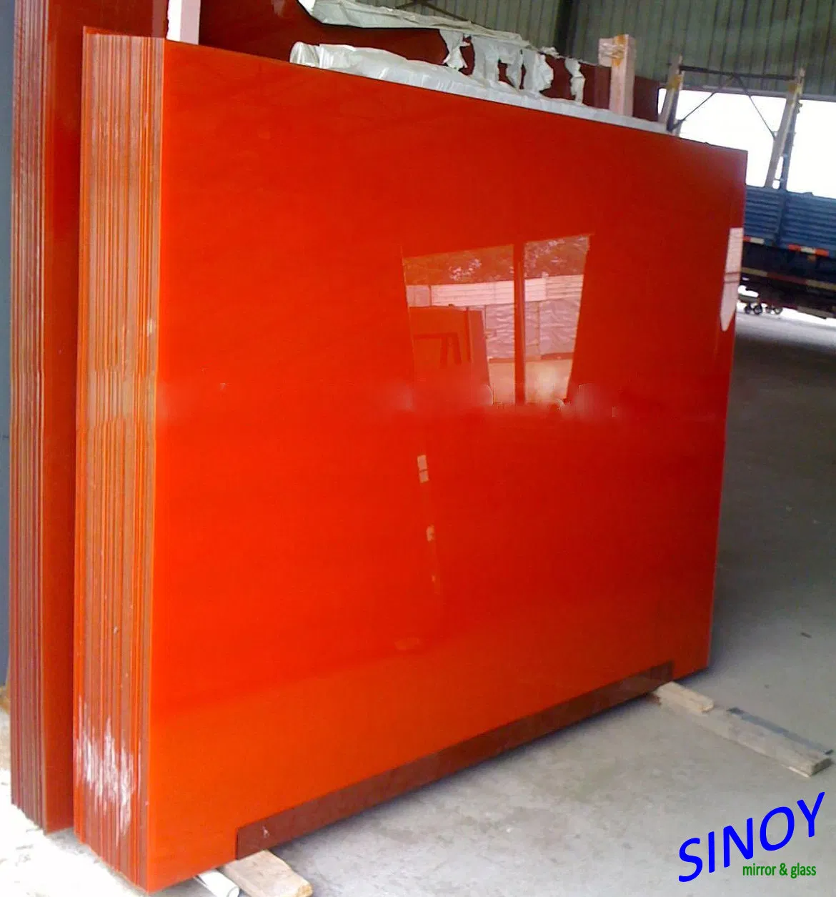 Sinoy 3mm to 6mm Toughened Lacquered Glass Tempered Painted Glass Ral Colors