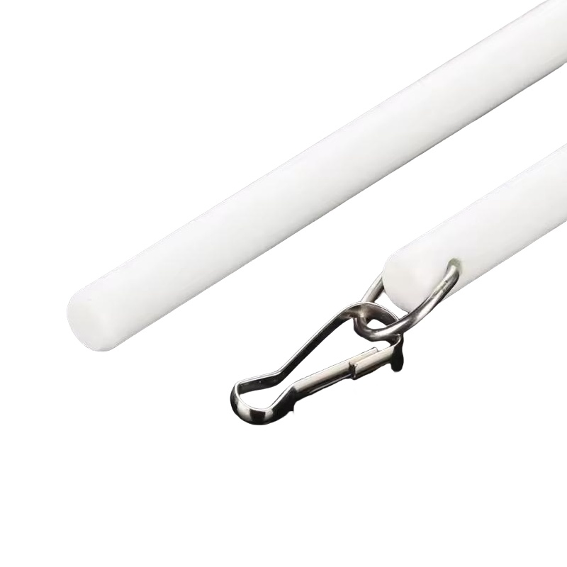 White Curtain Pull Rod Pulling Wand Curtain Poles