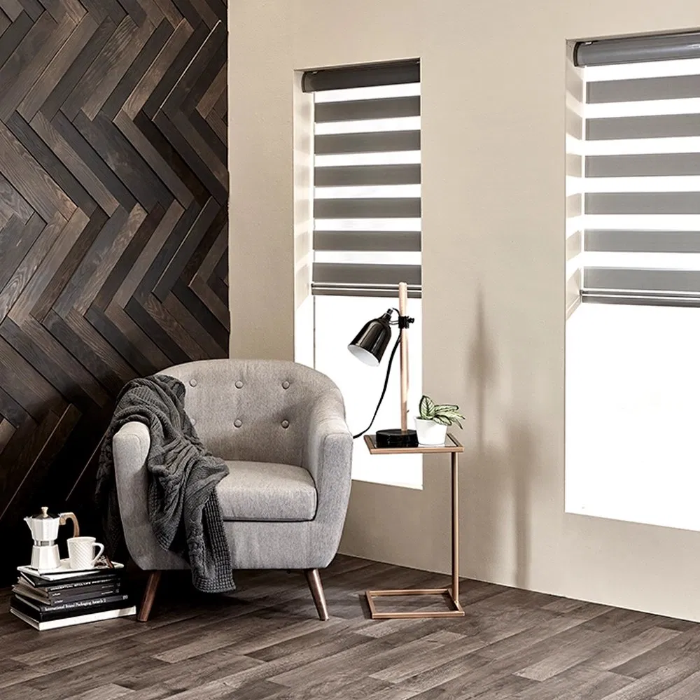 Easy to Install Intelligent Control Zebra Blinds for Bedrooms