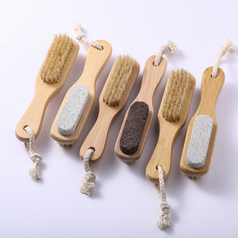 Nail Dead Skin Care Wood and Bamboo Nail and Foot Nail Brush