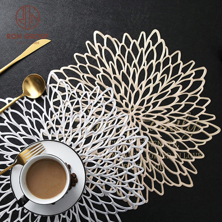 Wedding Pads Flower Decorative Restaurant Dinner Table Mats for Dining Table
