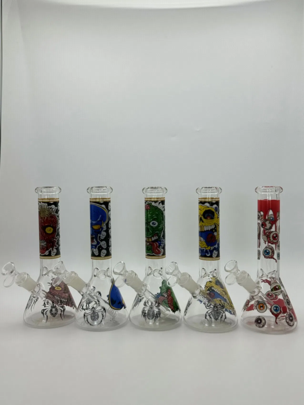 Newauto Glow Glass Water Pipe Smooth Hits Model Gwp-025