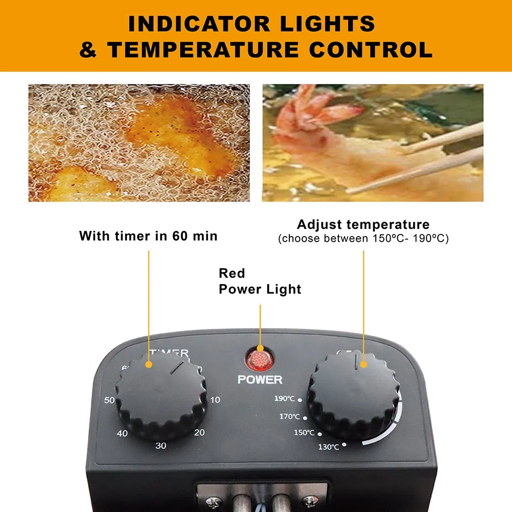 Kitchen Appliances Electric Deep Fryer for Frying Food