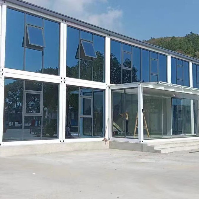 Resistance Expandable Double Door 20 Feet Mobile Office Hotel Folding Container House