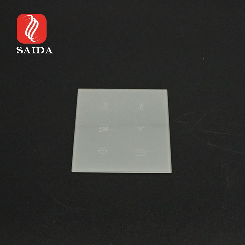 Saida Printing Physical Tempered 3mm, 4mm Lighting Glass Cover Decorative Glass Panel